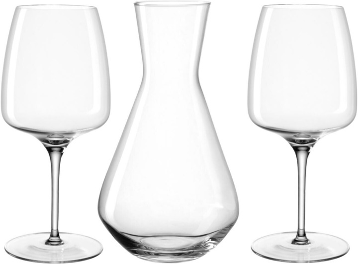 Produktbild Leonardo Karaffe Cesti 1.2 l, 3-teilig, Grau/Transparent (1.20 l)