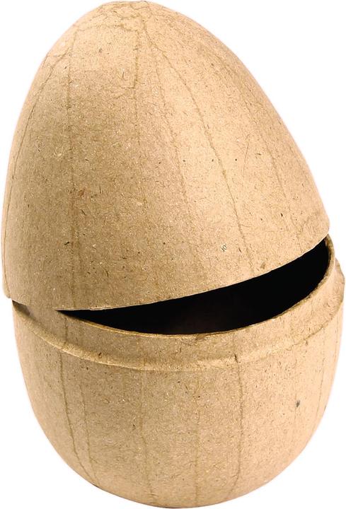 Actual product image Décopatch Paper mache eggs, divisible, 5 pieces, approx. 8,4cm