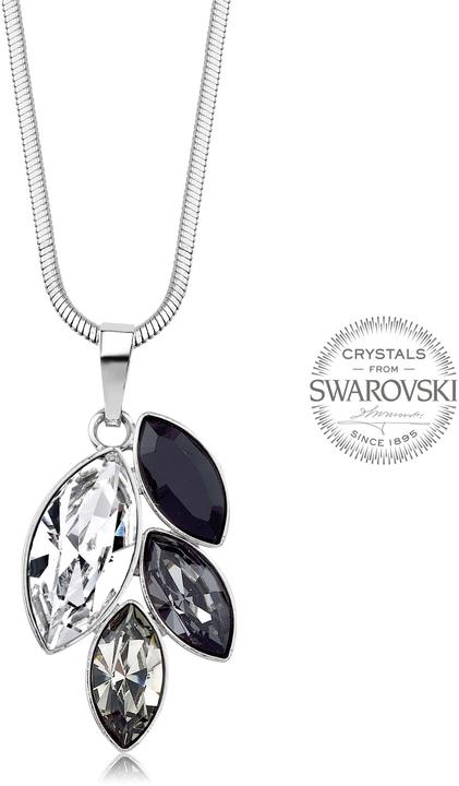Immagine prodotto Levien Collana con quattro cristalli Navette scuri (L)