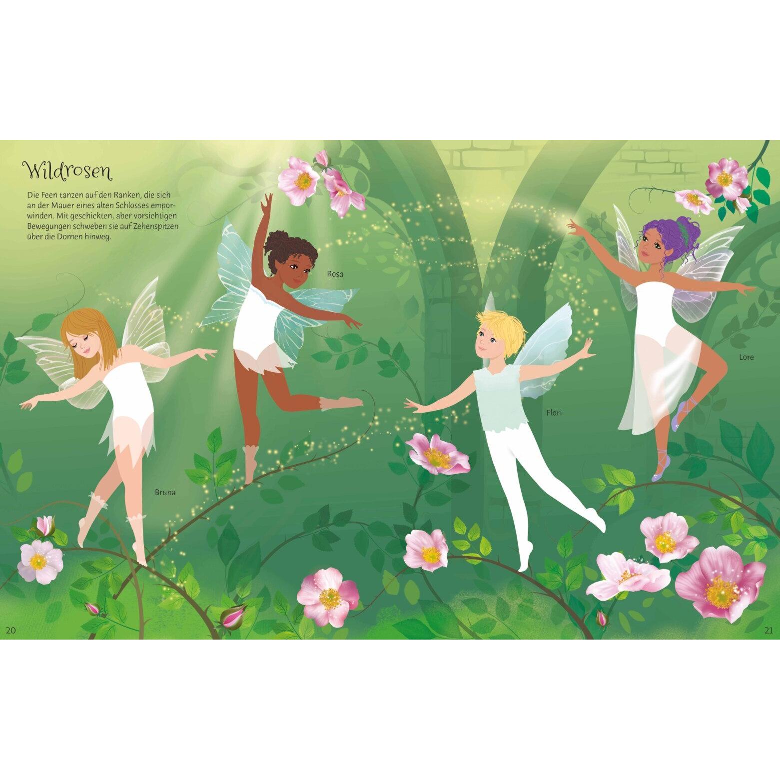 Thumbnail - Usborne Publishing, Sticker, Mein Anziehpuppen-Stickerbuch: Feen-Ballett