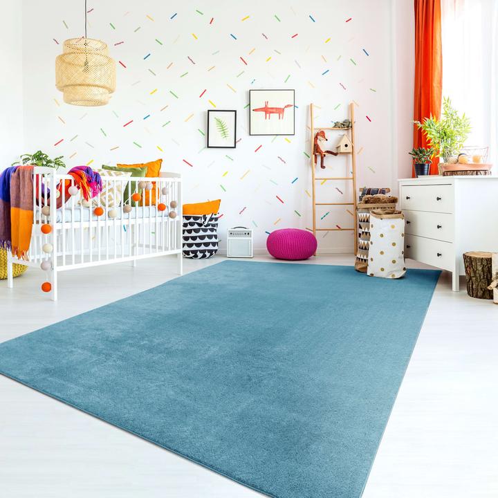 Produktbild TT Home Wohnzimmer Kurzflor Einfarbig Modernes Design Waschbar (220 x 160 cm)