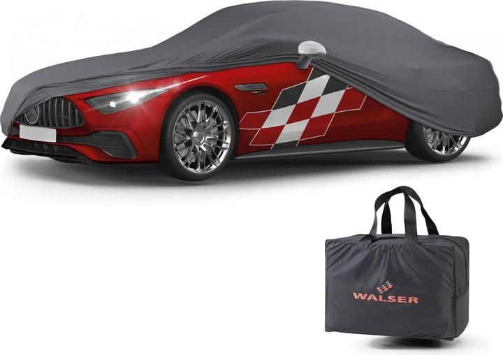 Walser Autoplane Indoor Stretch Plus, car tarpaulin size 2 car anthracite