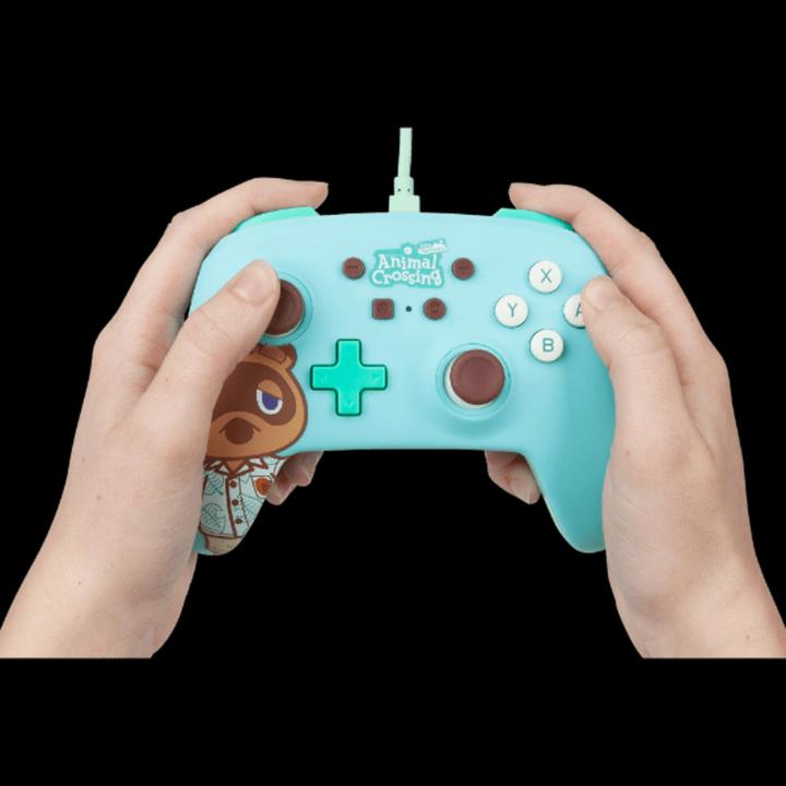 Productafbeelding PowerA Pro Controller con filo - Animal Crossing - Tom Nook (Switch)
