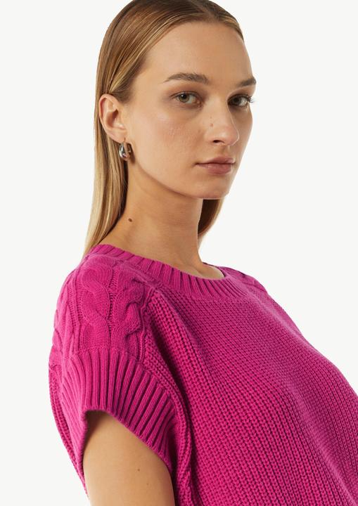 Image du produit Comma Strickpullunder Weiter Strickpullunder mit Zopfmuster-Detail (S)