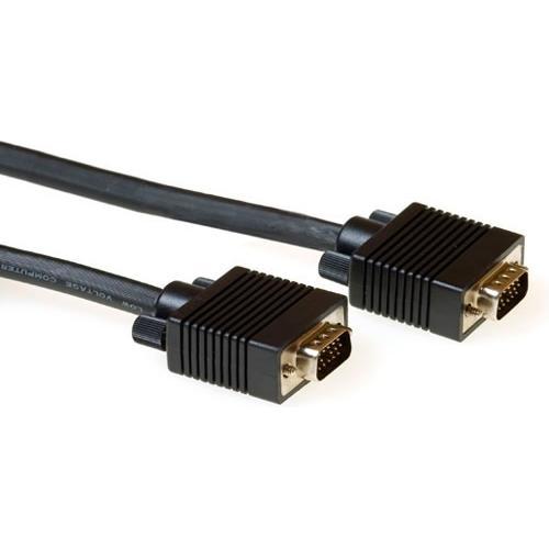 ACT VGA connection cable male-male black 7 m 7m VGA (D-Sub) VGA (D-Sub) Schwarz VGA-Kabel (7 m, VGA), Video Kabel