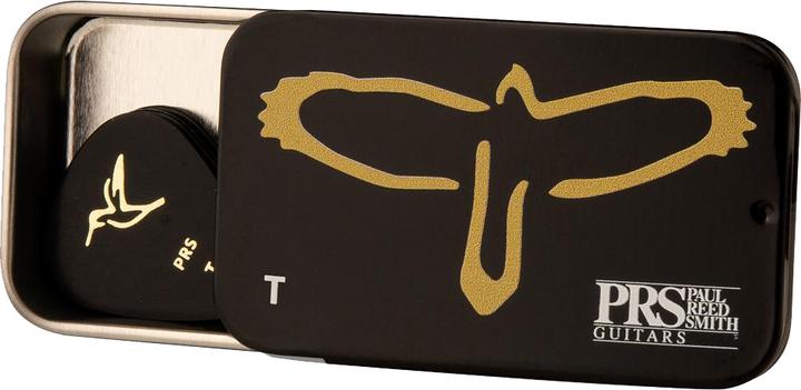 Image du produit PRS Gold Birds Assorted Picks w/Tin (Boîte en métal) - Medium (12 x)