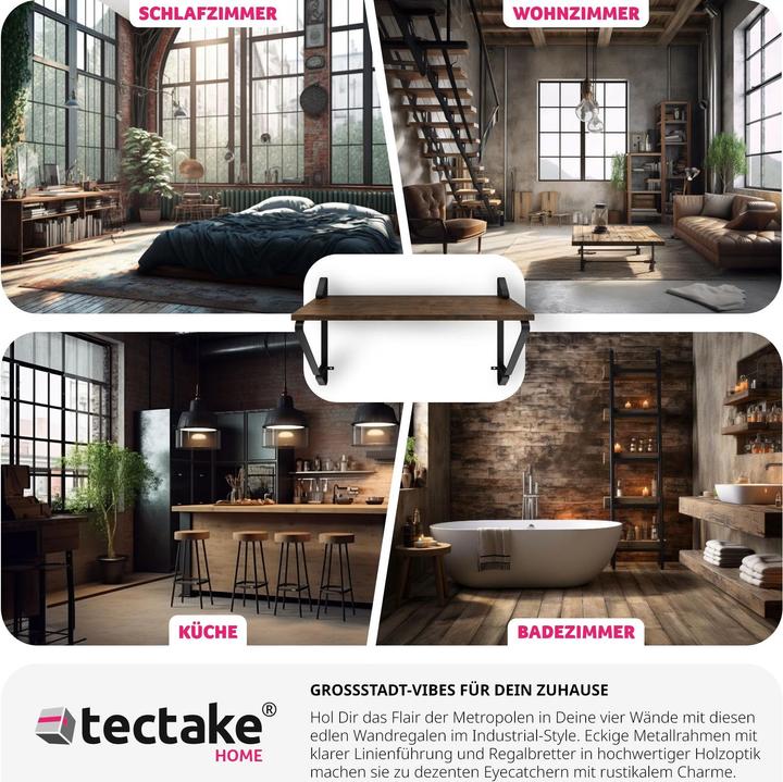 Produktbild tectake Irvine (60 x 20 x 33.50 cm)