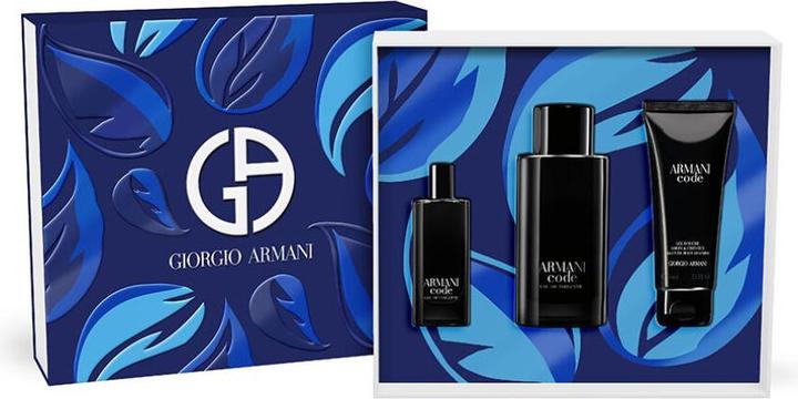 Actual product image Armani Exchange Armani - Code for Men Gift set EDT 125 ml. shower gel 75 ml and miniature EDT 15 ml 125ml (Perfume set)