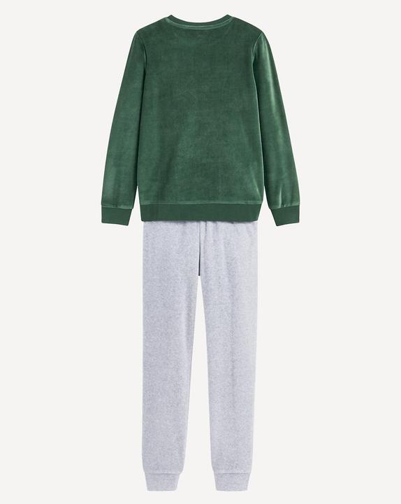 Produktbild La Redoute Collections Pyjama aus Samt mit Skaterprint (110)