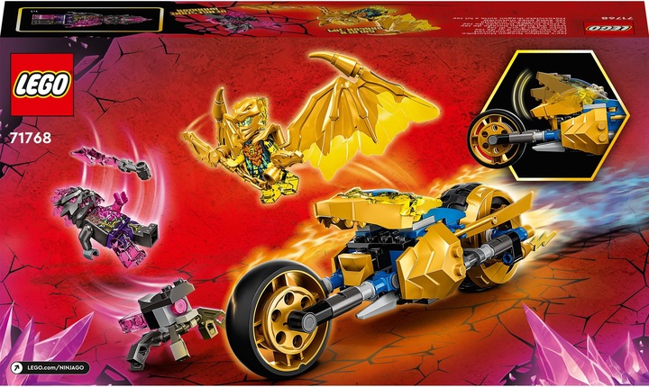 Produktbild LEGO Jays Golddrachen-Motorrad (71768, LEGO Ninjago)
