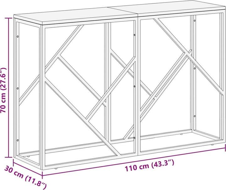 Produktbild vidaXL Kehlani (110 x 30 x 70 cm)