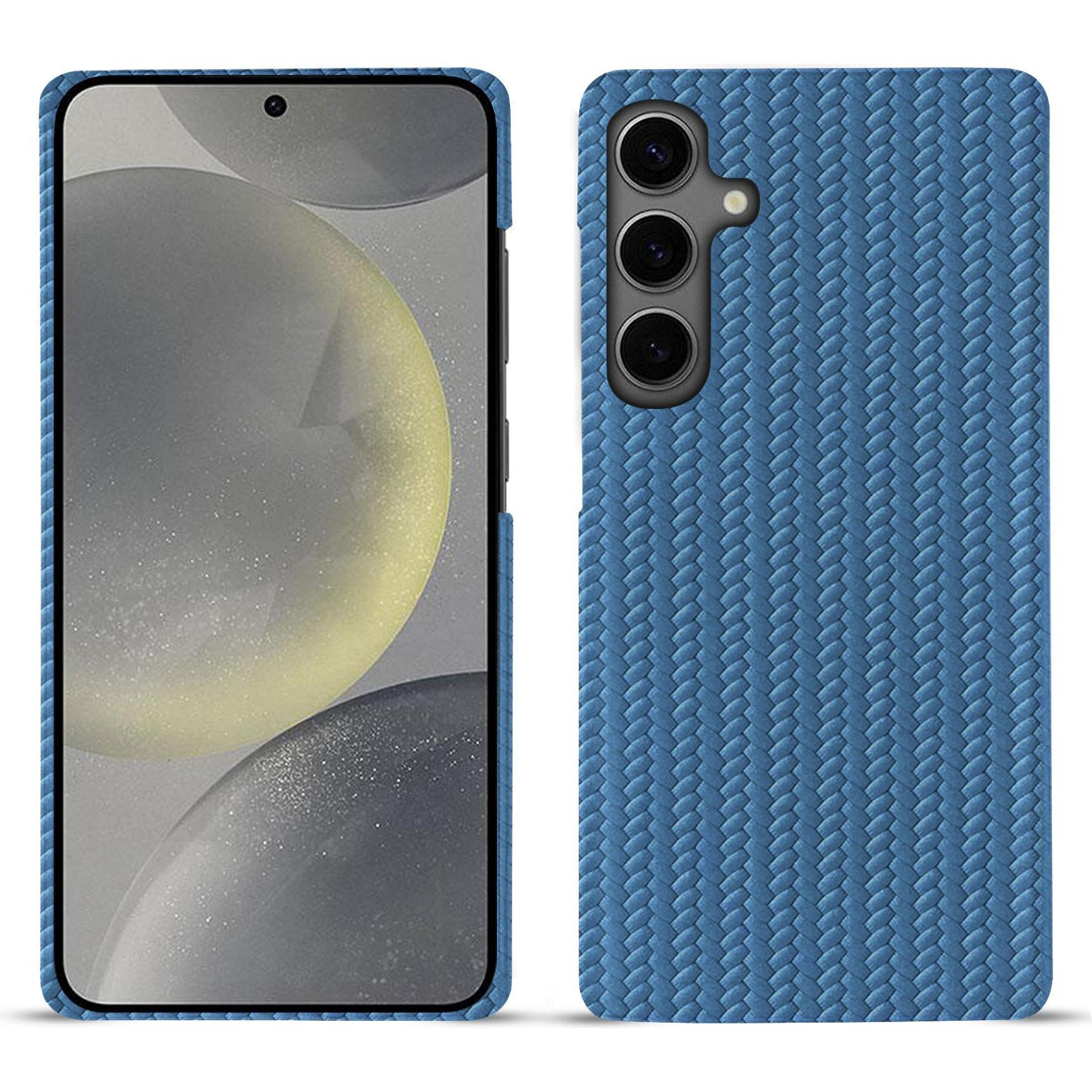 Noreve Lederschutzhülle (Samsung Galaxy S24), Smartphone Hülle, Blau