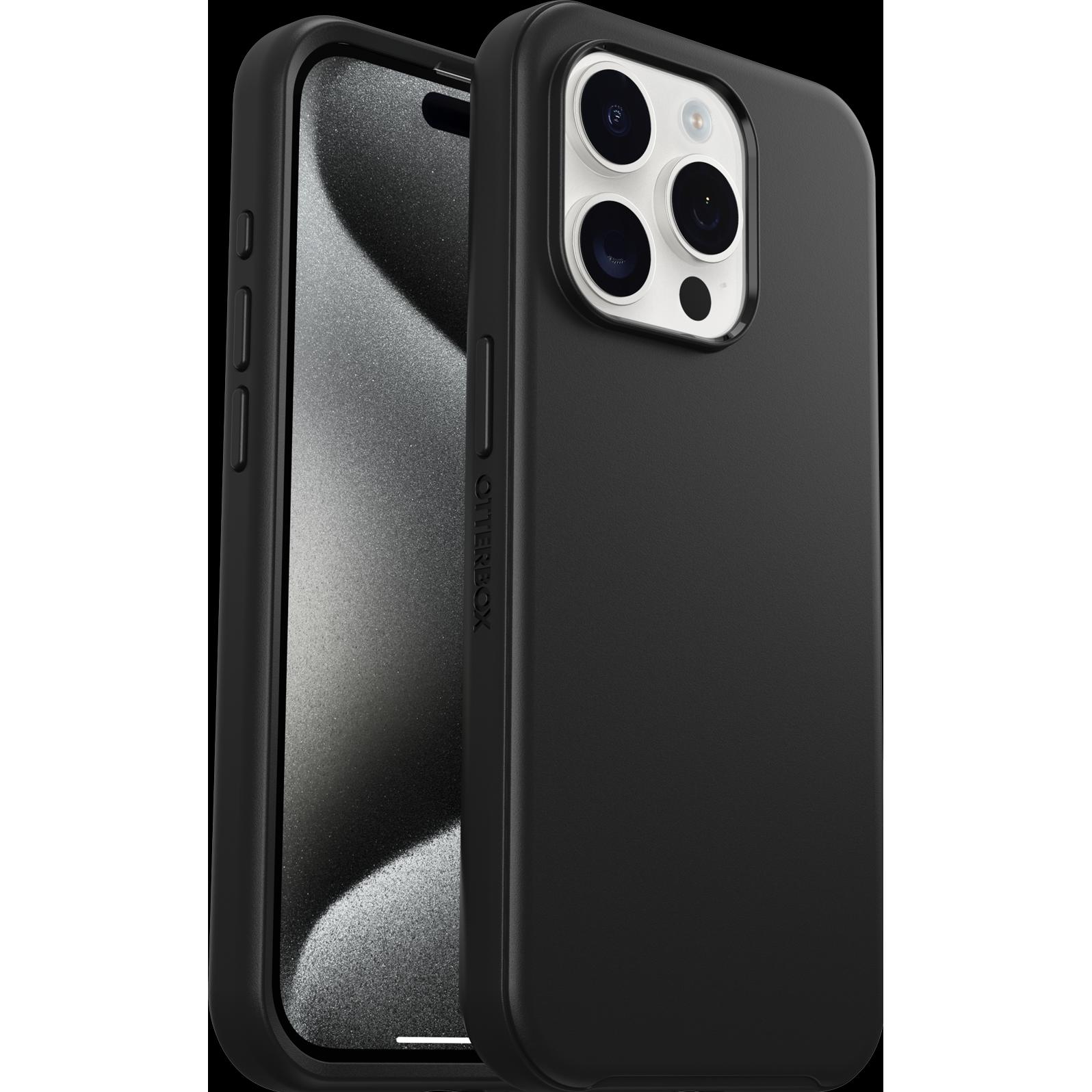 Thumbnail - OtterBox Symmetry mit MagSafe (Apple iPhone 15 Pro), Smartphone Hülle, Schwarz