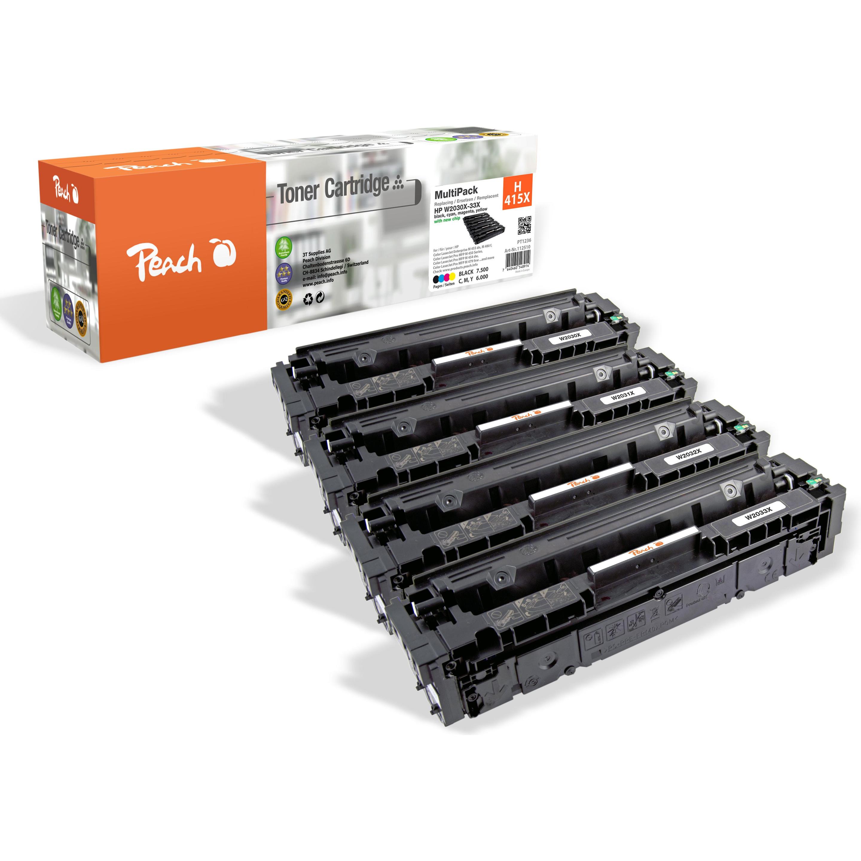 Peach, Toner, Spar Pack Plus Tonermodule ersetzt HP No. 415X