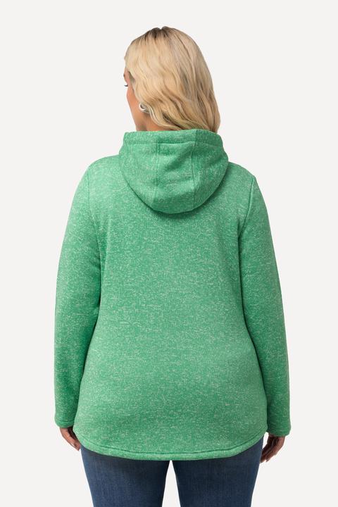 Image du produit Ulla Popken Veste en maille polaire, capuche, poches zippées (50, 52)