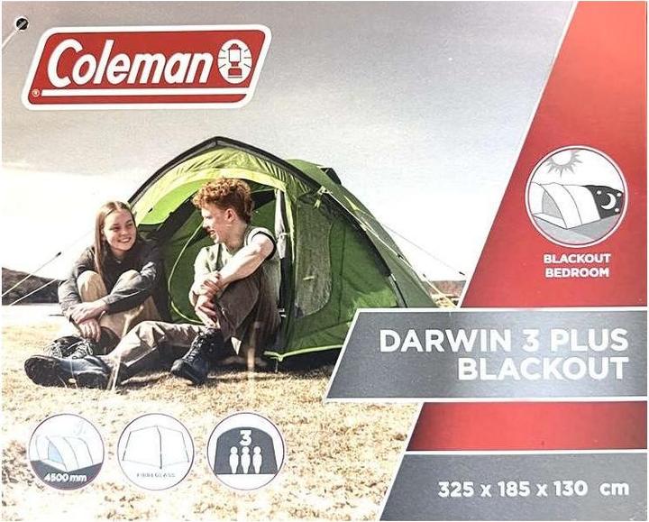 Immagine prodotto Coleman Darwin 3 Plus Blackout (Tenda a cupola, 5.40 kg, 3 persone)