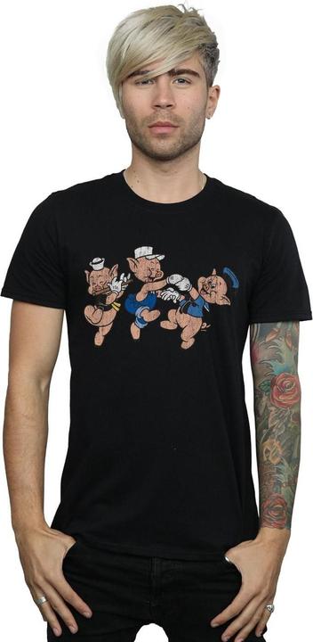 Immagine prodotto Disney Three Little Pigs Having Fun Maglietta Uomo (L)