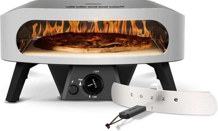 Actual product image Cozze 17 inch Gas Pizzaofen CLASSIC mit Pizzastein (Pizza oven gas)