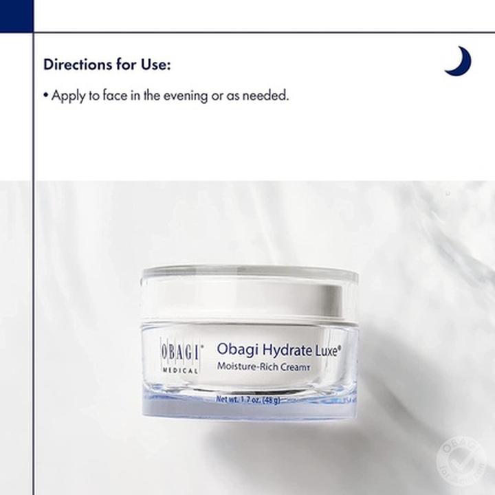 Actual product image Obagi Medical Hydrate Luxe (50 ml, 24h cream)