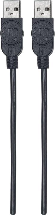 Produktbild Manhattan USB 2.0, Typ A-Stecker auf USB Typ A-Stecker (1 m, USB 2.0)
