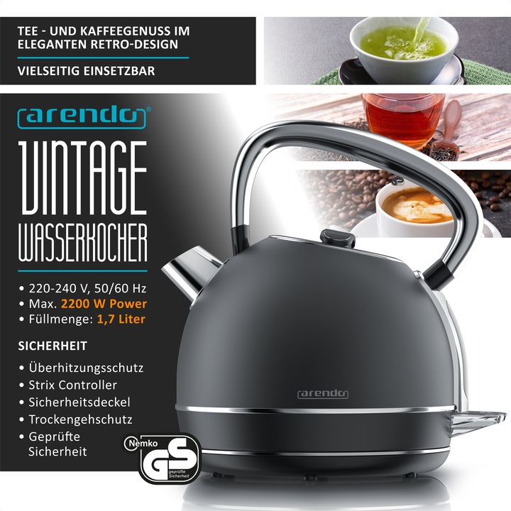 Image du produit Arendo Bouilloire (1.70 l)