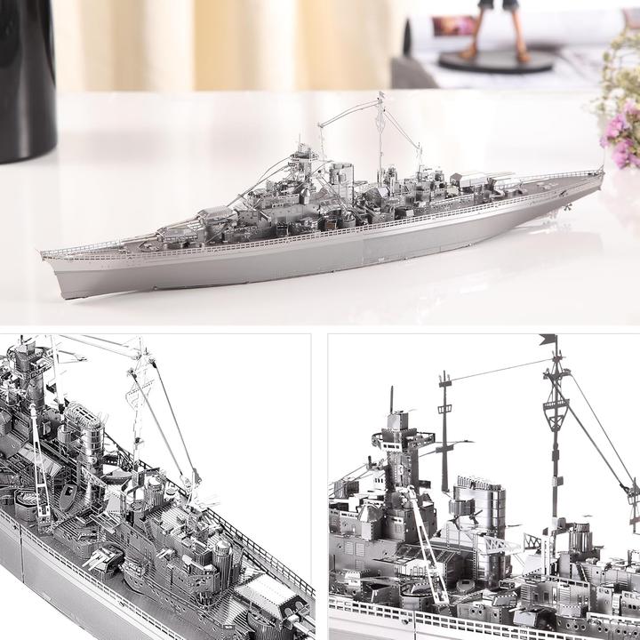 Actual product image Piececool 3D Puzzle Schlachtschiff Bismarck