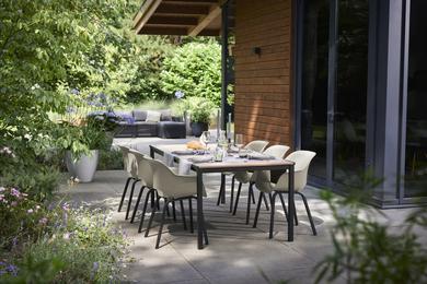 Actual product image Keter Porto 200 Table 200X95X75H Ashwood Deco (200 x 95 x 75 cm)