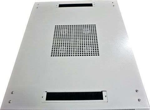 Produktbild Allnet 19 Schrank 22HE B600 / T1200mm *lichtgrau* SNB-Serie Glastür (22 HE, 19 Zoll Rack)