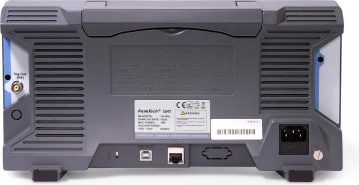 Actual product image Peaktech P 1340 Digital Storage Oscilloscope (CAT II, Oscilloscope)