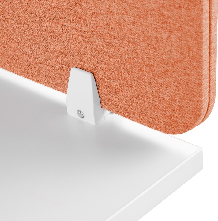 Produktbild Beliani Schreibtischtrennwand hellrot 80 x 40 cm WALLY
