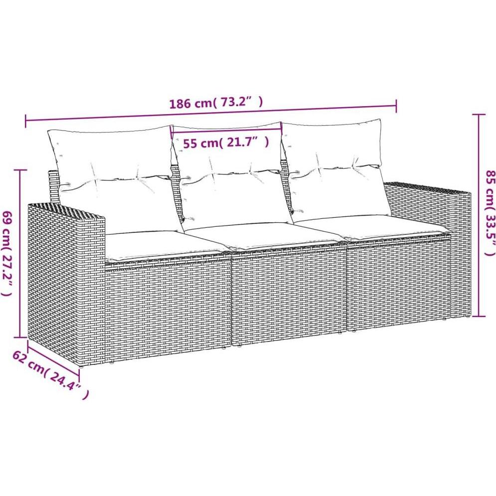 Thumbnail - VidaXL, Gartenlounge, Janus