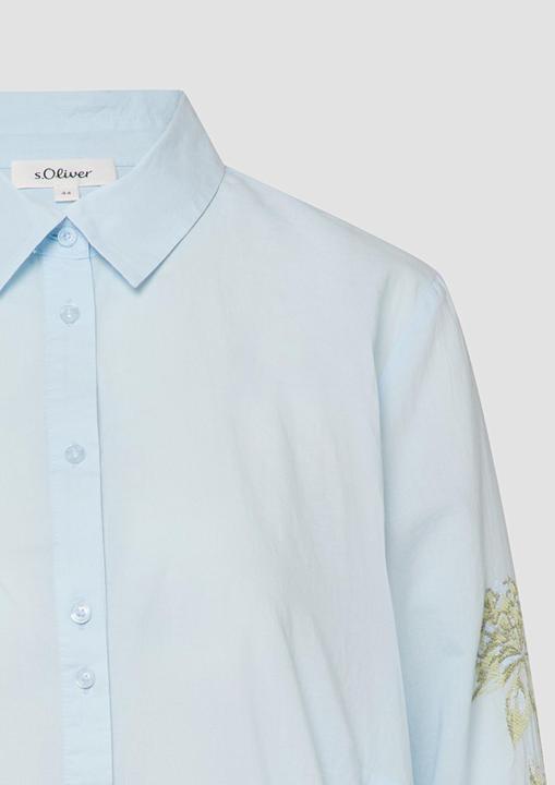 Immagine prodotto s.Oliver Baumwollbluse im O-Shape mit Stickerei (46)