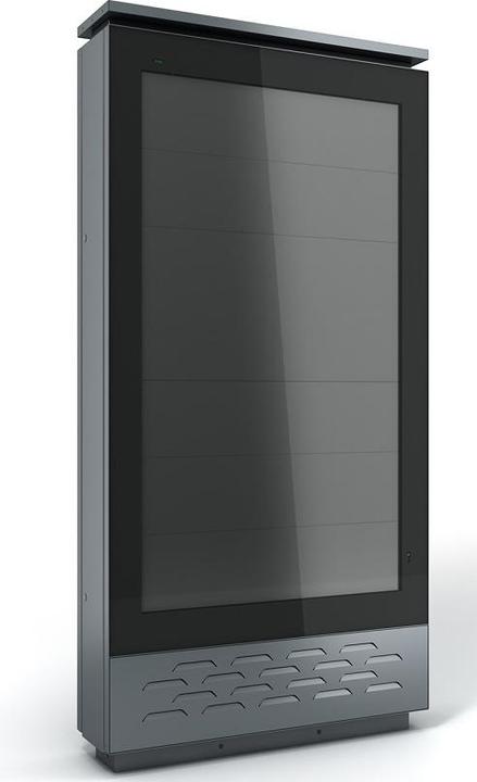 Actual product image DSS Outdoor Stele Portrait 2x79", Metall, Full Outdoor