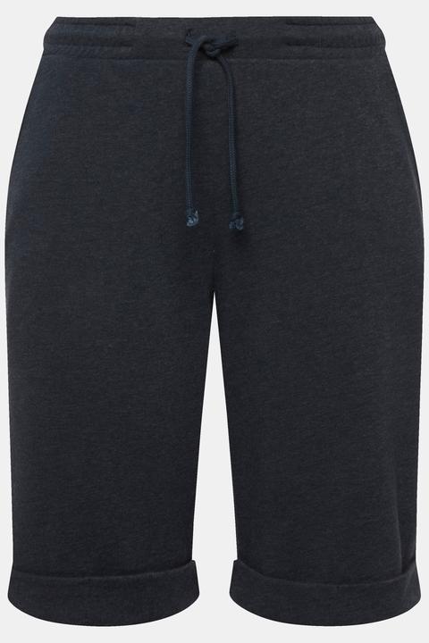 Image du produit Ulla Popken Short Mary en molleton, taille élastique, jambe droite et large (62, 64)