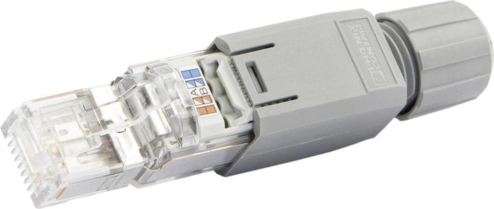 Actual product image Dätwyler Plug RJ45, IP20 Cat.5/5e field assembly (Network cable plug)
