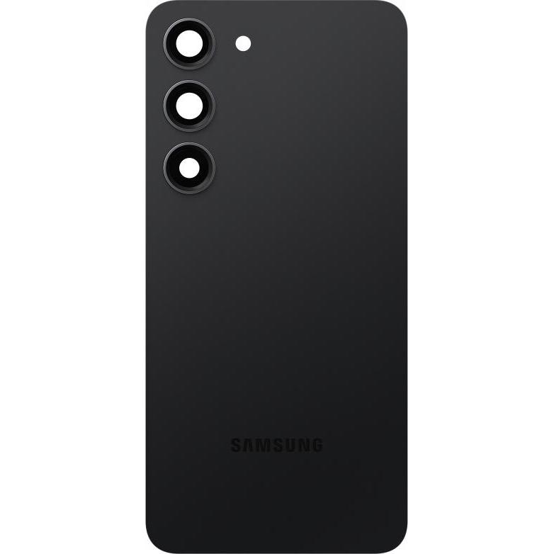 Samsung Akkudeckel für Galaxy S23 S911, Phantom Schwarz (Samsung Galaxy S23), Pezzi di ricambio per dispositivi mobili, Nero