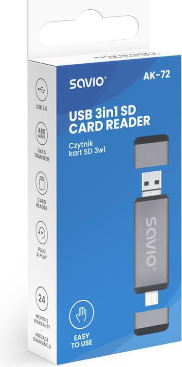 Actual product image Savio SAVAK-72 (USB)