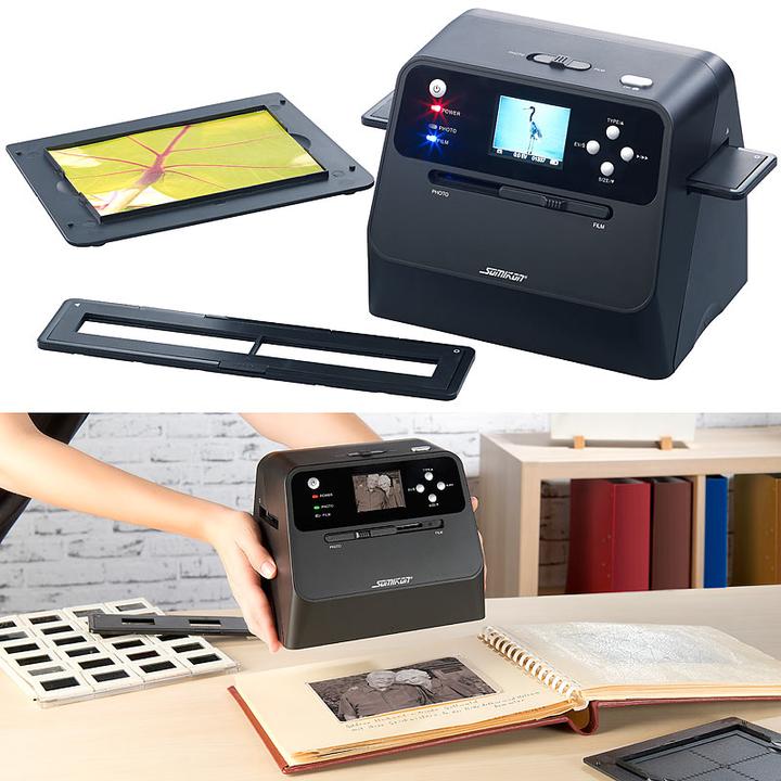Actual product image Somikon 3in1 stand-alone photo, slide & negative scanner (USB)