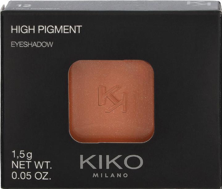 Actual product image KIKO Milano High Pigment Eyeshadow (12 Sparkling Tangerine)