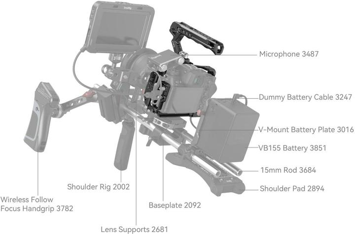 Produktbild SmallRig Camera Cage Kit für Nikon Z 6III 4520 (Cage)