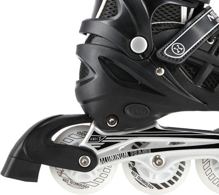 Immagine prodotto Nils NH10905 4in1 LED NERO TAGLIA M. M(35-38) PATTINI INLINE CON DIM. LAMA DA HOCKEY ESTREMA (35, 36, 37, 38)