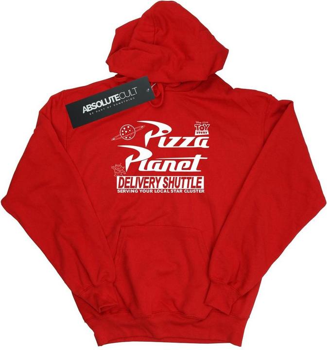 Immagine prodotto Disney Toy Story Pizza Planet Logo Felpa con Cappuccio Uomo (M)