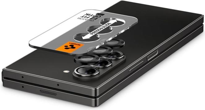 Actual product image Spigen Optik.tR "EZ Fit" Camera Protector 2-Pack Galaxy Z Fold 6 Black (2 Piece, Samsung Galaxy Z Fold6)