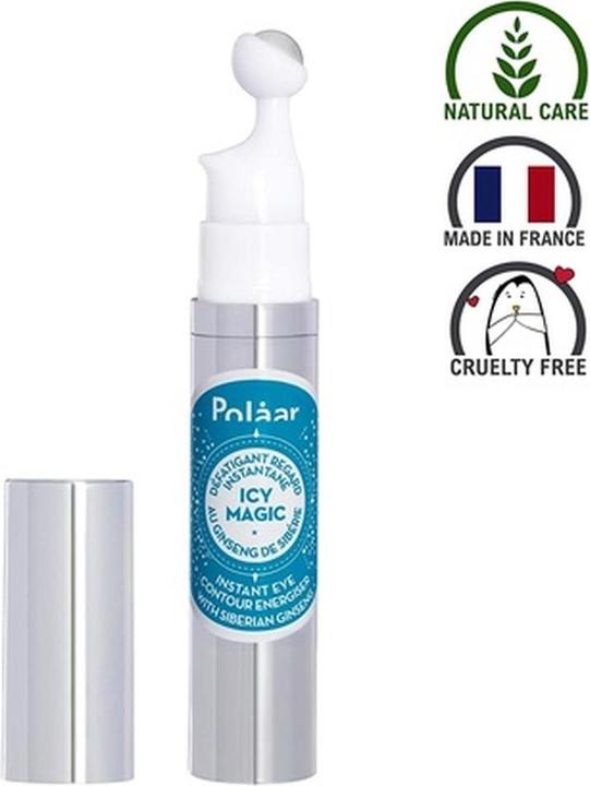 Actual product image Polar Polåar Instant Eye Contour Energiser IcyMagic with Siberian Ginseng 10ml Roll-On (Eye Care Roll-On, 10 ml)