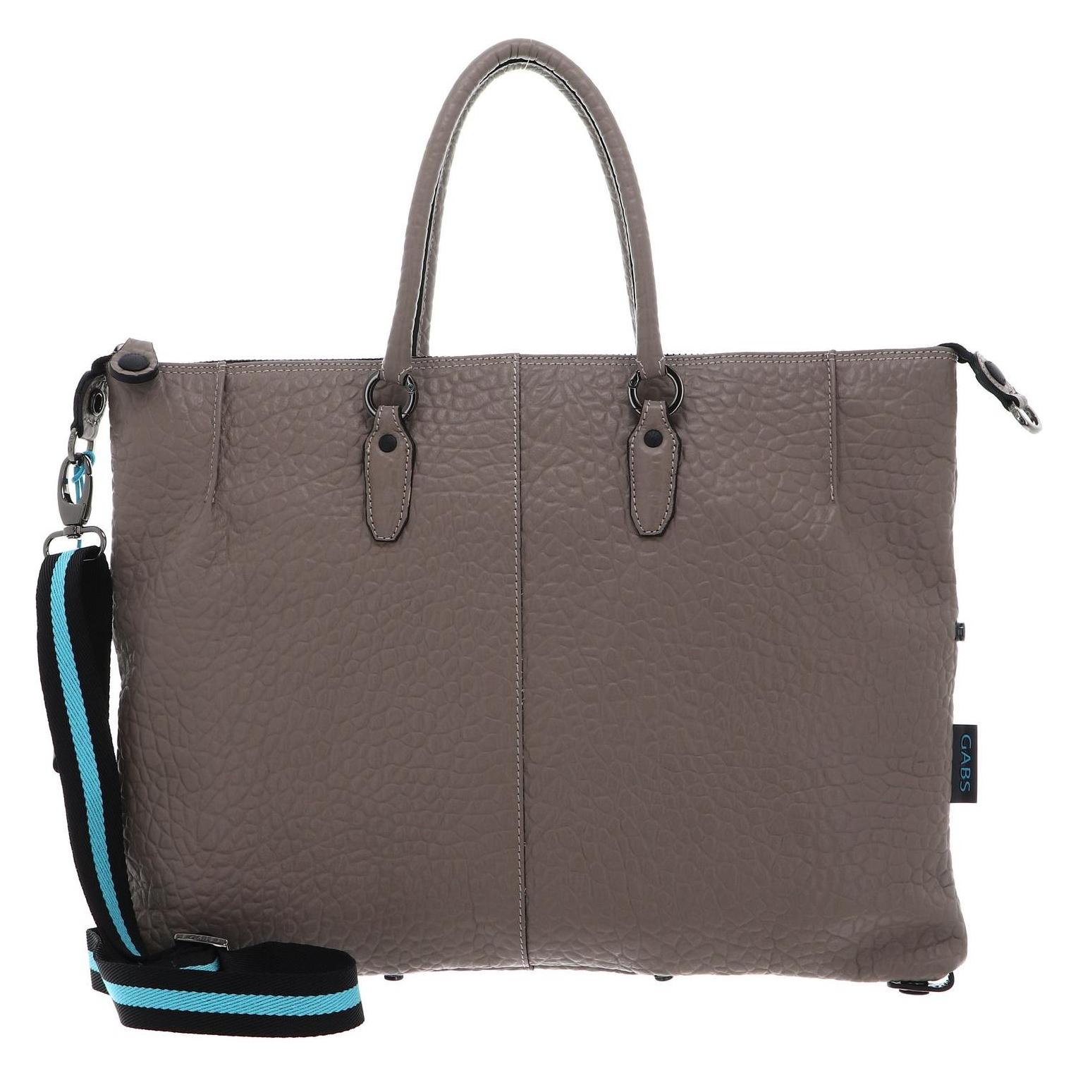 Gabs, Damen, Handtasche, Aura Tg Montone Pence Black, Braun