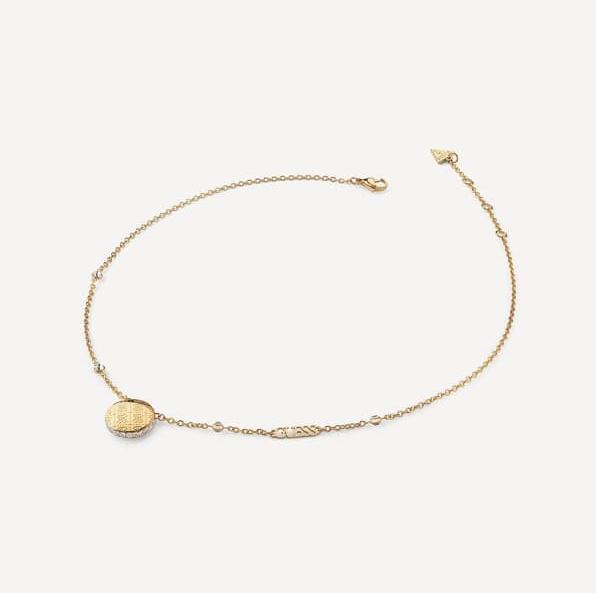 Produktbild Guess 4G Rising Fashion Gold Plated Necklace JUBN04263JWYGT/U (Edelstahl, Vergoldet)