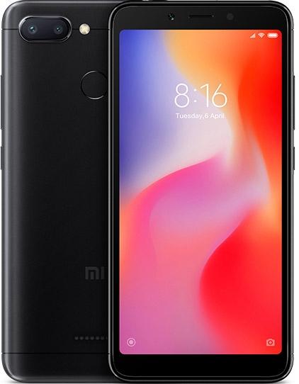 Produktbild Xiaomi Redmi 6 (32 GB, Black, 5.45", Hybrid Dual SIM, 4G)