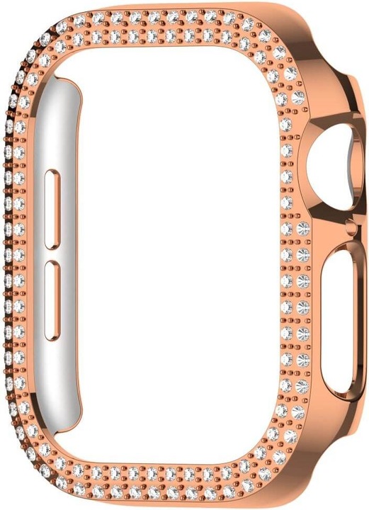 Actual product image Cover-Discount Apple Watch 10 - 46mm - Glitter rhinestone protective case