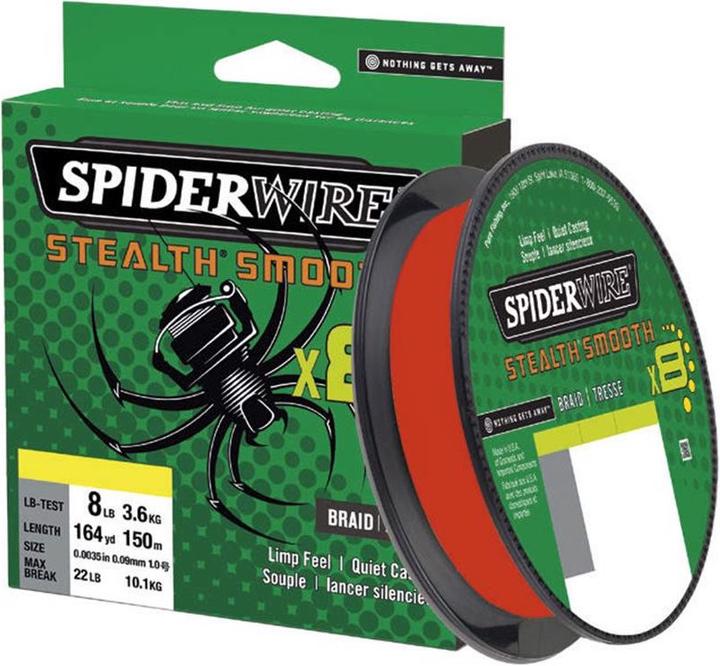 Produktbild Spiderwire Stealth Smooth 8 Code Red (12.70 kg, 0.13 mm)