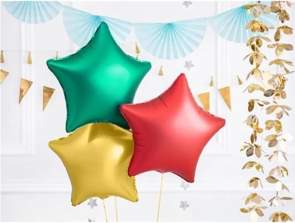 Actual product image Partydeco Red star balloon 48cm